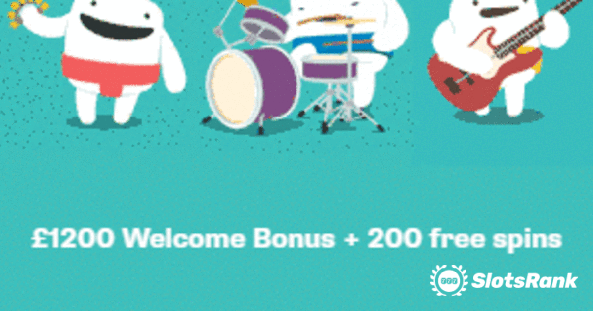 Casumo Casino Bonus£1200 + 200 Free Spins
